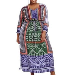 RARE Hemnant & Nandita Plus Drawstring Dress